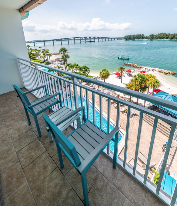 Beachfront Balcony View